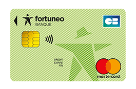La carte bancaire Mastercard Classique de Fortuneo Banque