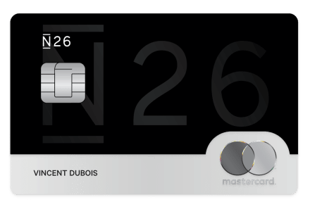 carte MasterCard Black de N26.