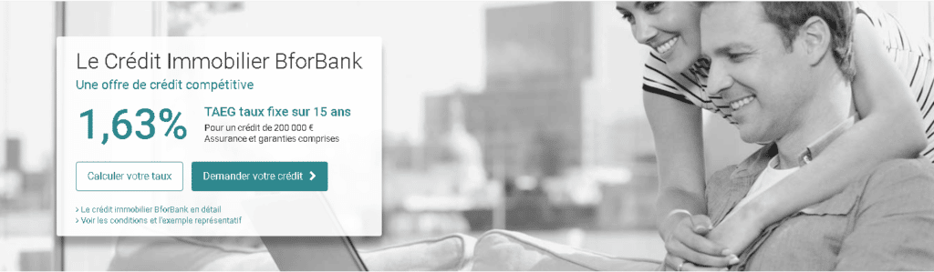 Crédit immobilier BforBank