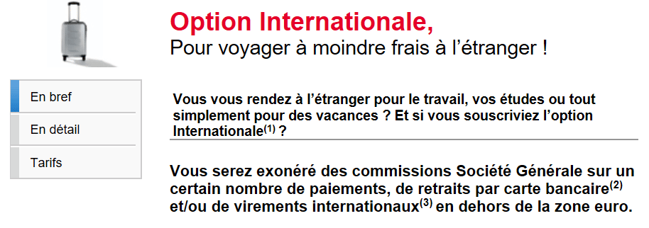 Résumé de Jazz option internationale - Société Générale