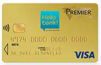 carte Hello bank compte joint Visa Premier