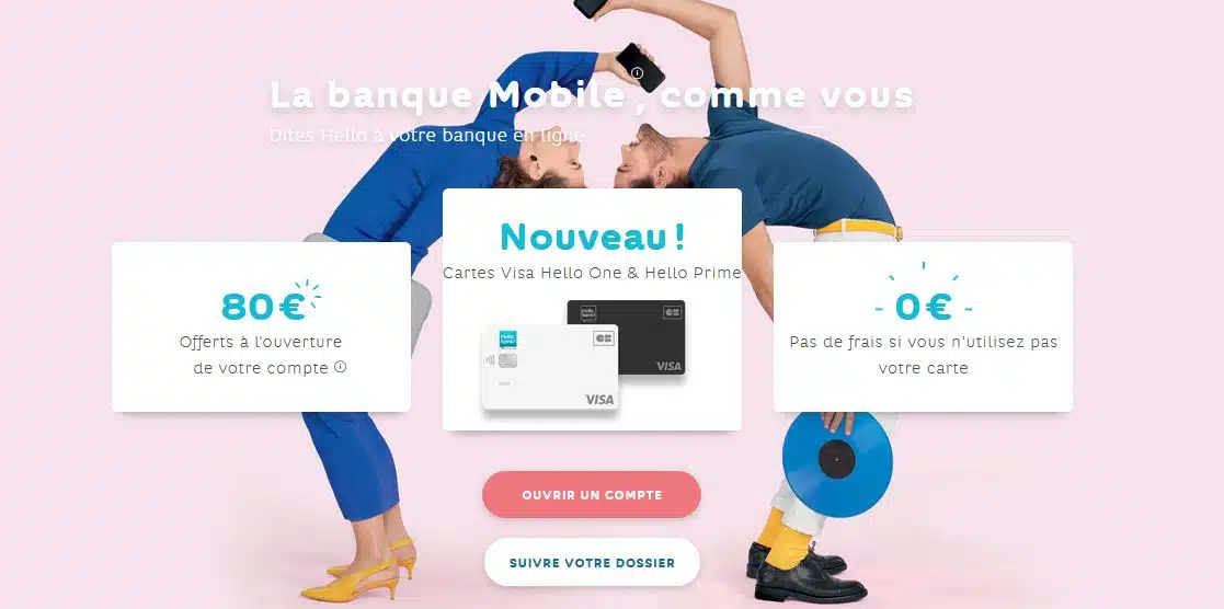 ouvrir un compte Hello bank!