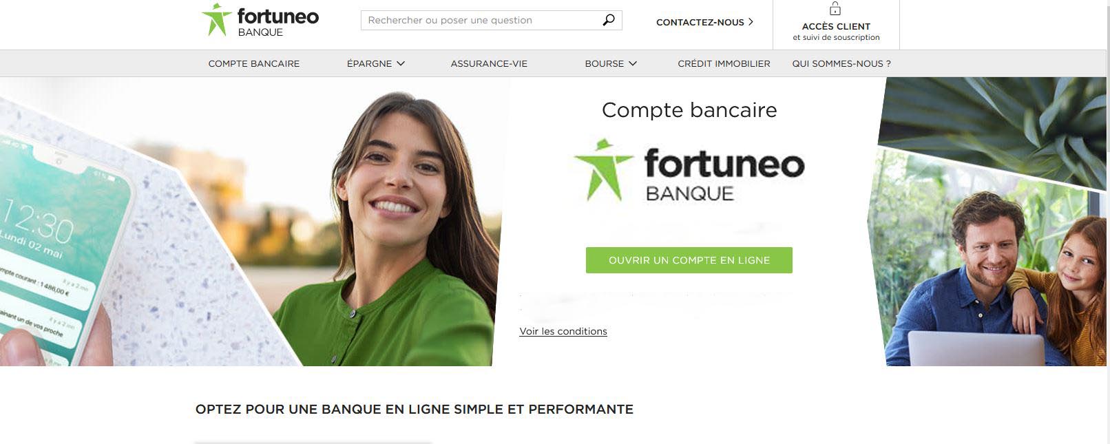 Comparatif du service client Fortuneo