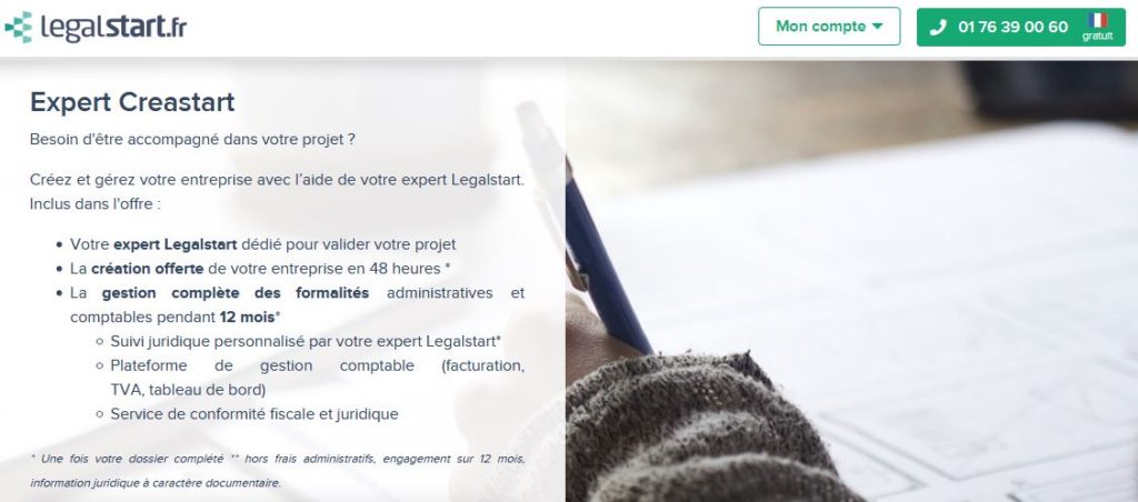 expert creastart de legalstart avis