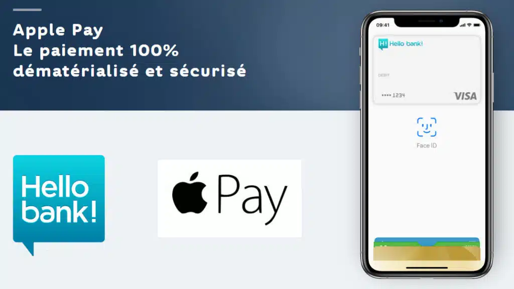paiement mobile sans contact Hello bank Apple Pay