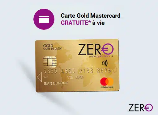 carte Gold Mastercard Zero avis
