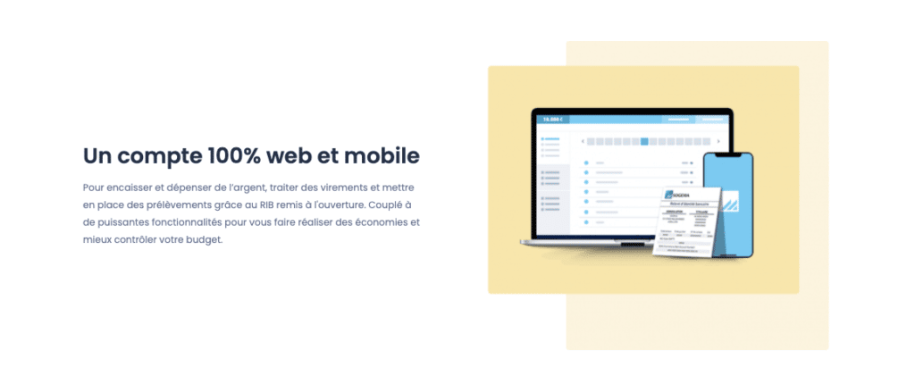 Compte en ligne pro sans banque