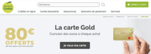 Carte de crédit Gold Mastercard Floa