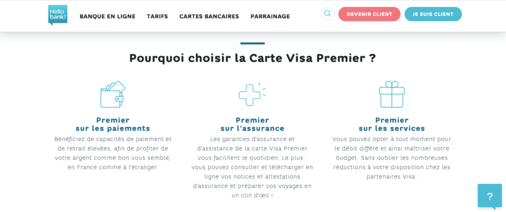 assurances et assistances Visa Premier gratuite 