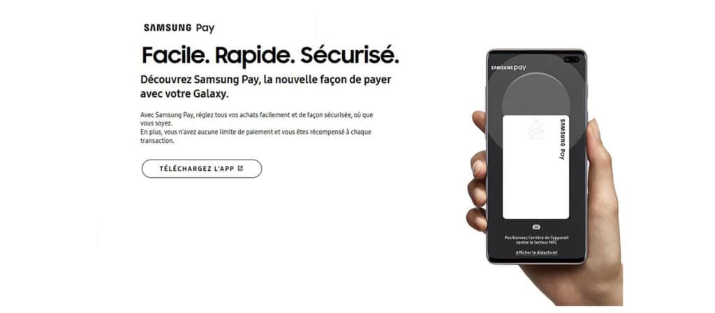 Solution de paiement mobile Samsung Pay