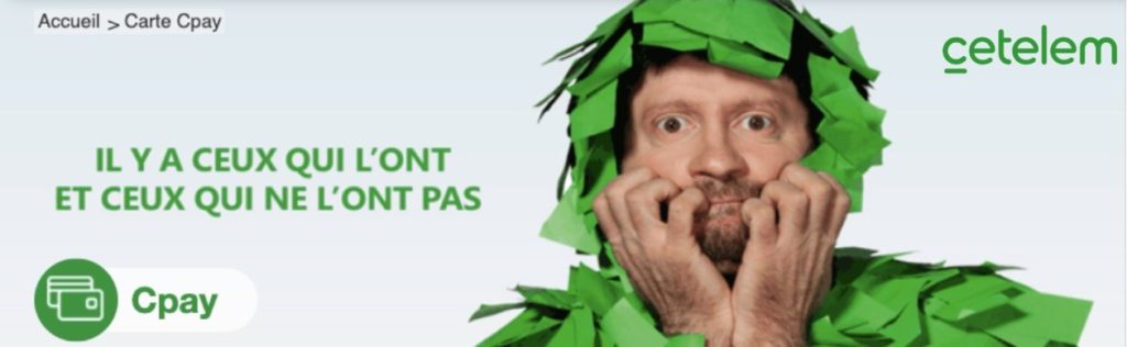 Carte Cpay Cetelem