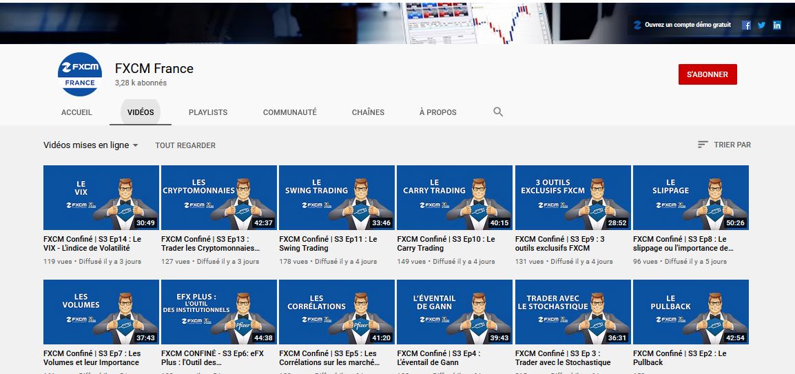 avis FXCM broker formation
