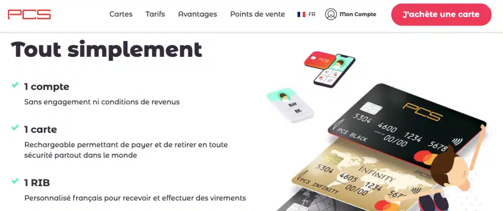 carte prépayée bancaire tabac