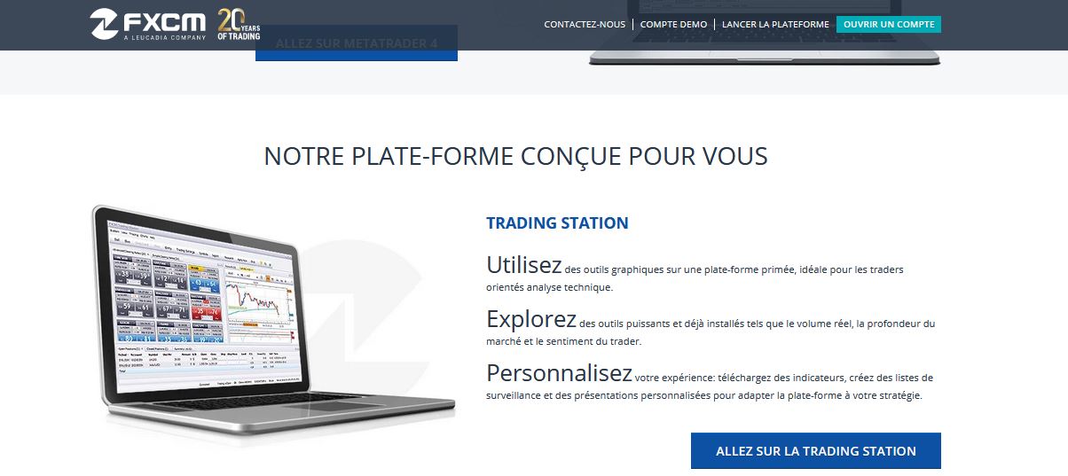 FXCM courtier avis trading