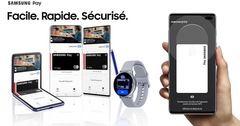 Banques traditionnelles compatibles avec Samsung Pay