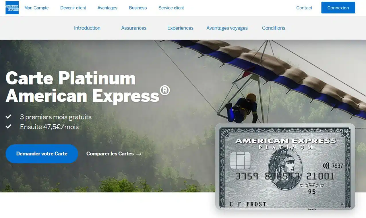 American Express avis Platinum