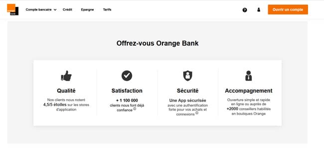 Conditions requises pour ouvrir un compte Orange Bank