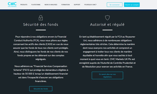 CMC Markets avis fiabilite