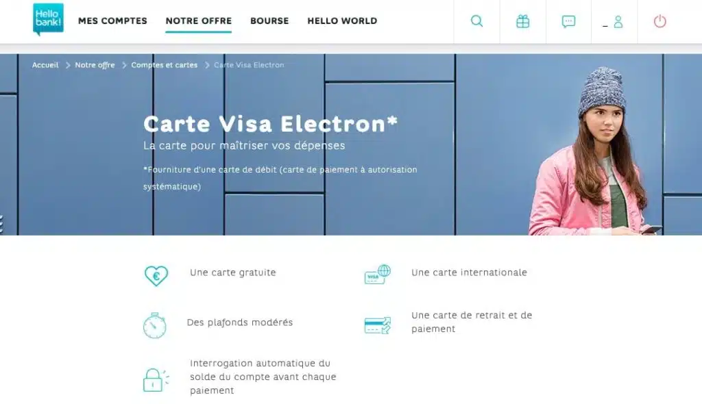 Carte Visa Electron