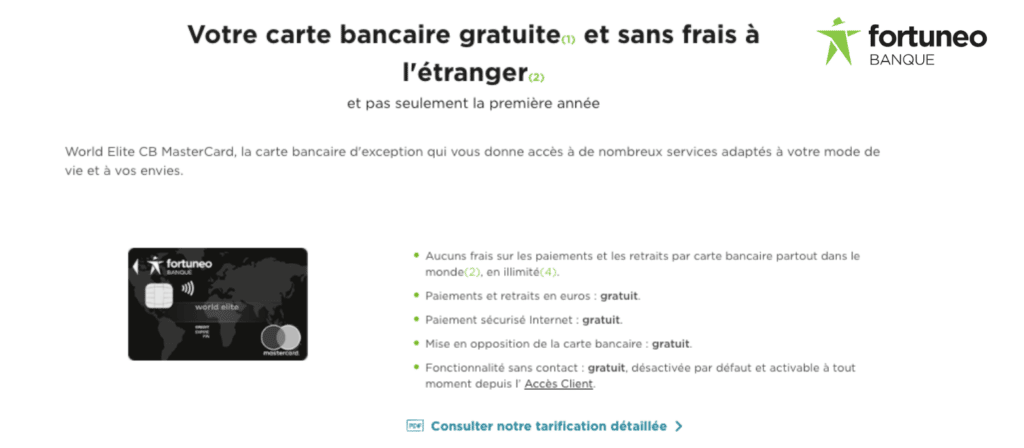 compte bancaire en ligne prix