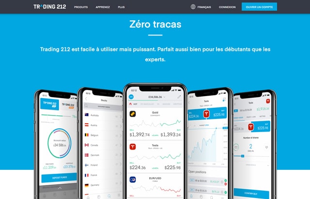 Trading 212 : plateforme de trading