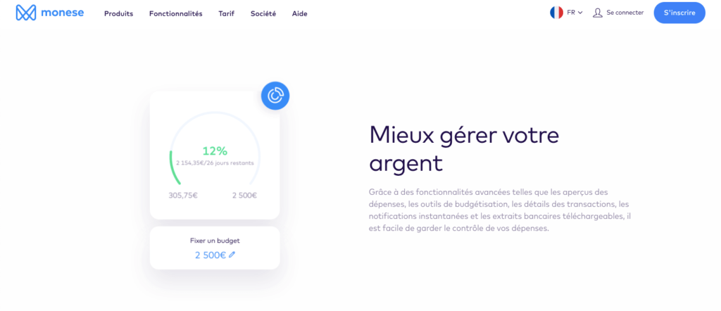 Avis Monese : appli mobile