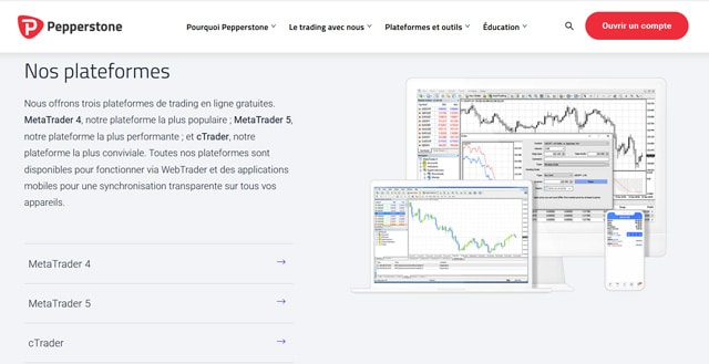 Pepperstone avis plateforme trading