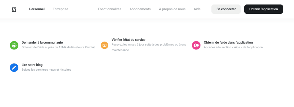 Avis Revolut : service client