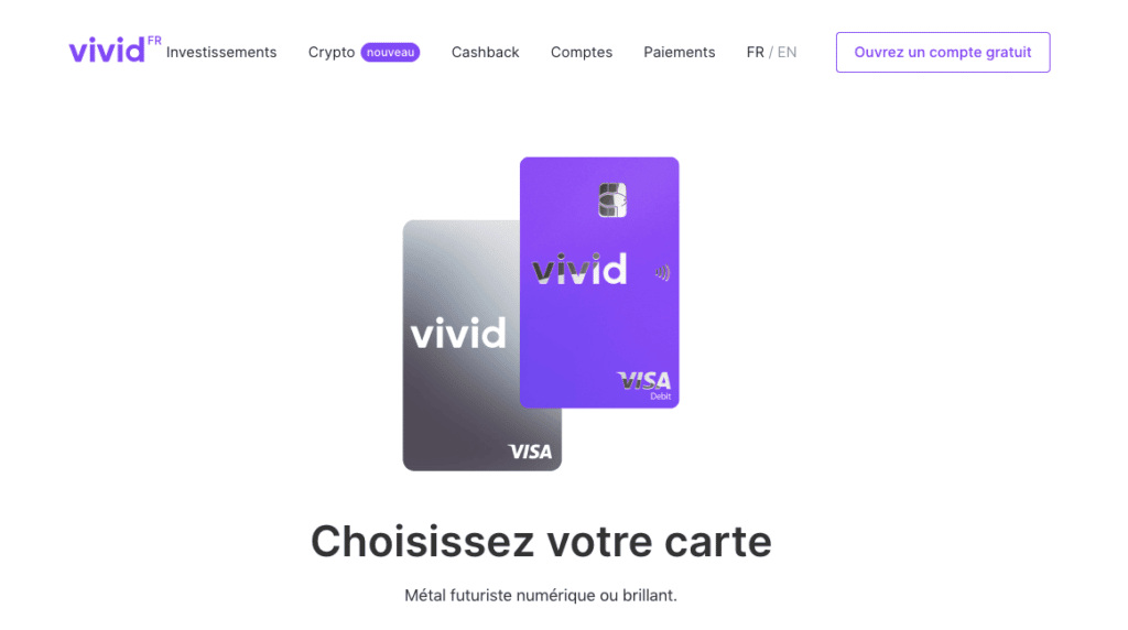 Avis Vivid Money : offres et comptes