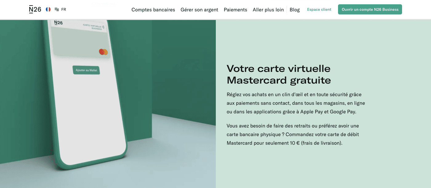 choisir une carte N26
