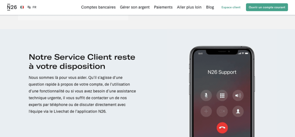 Quel avis N26 Business You sur le service client ?