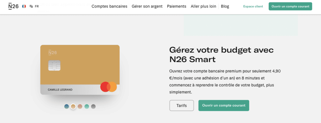 Avis N26 smart sur la sécurité