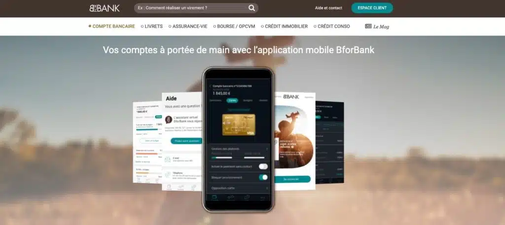 Avis App mobile BforBank : fonctionnalités