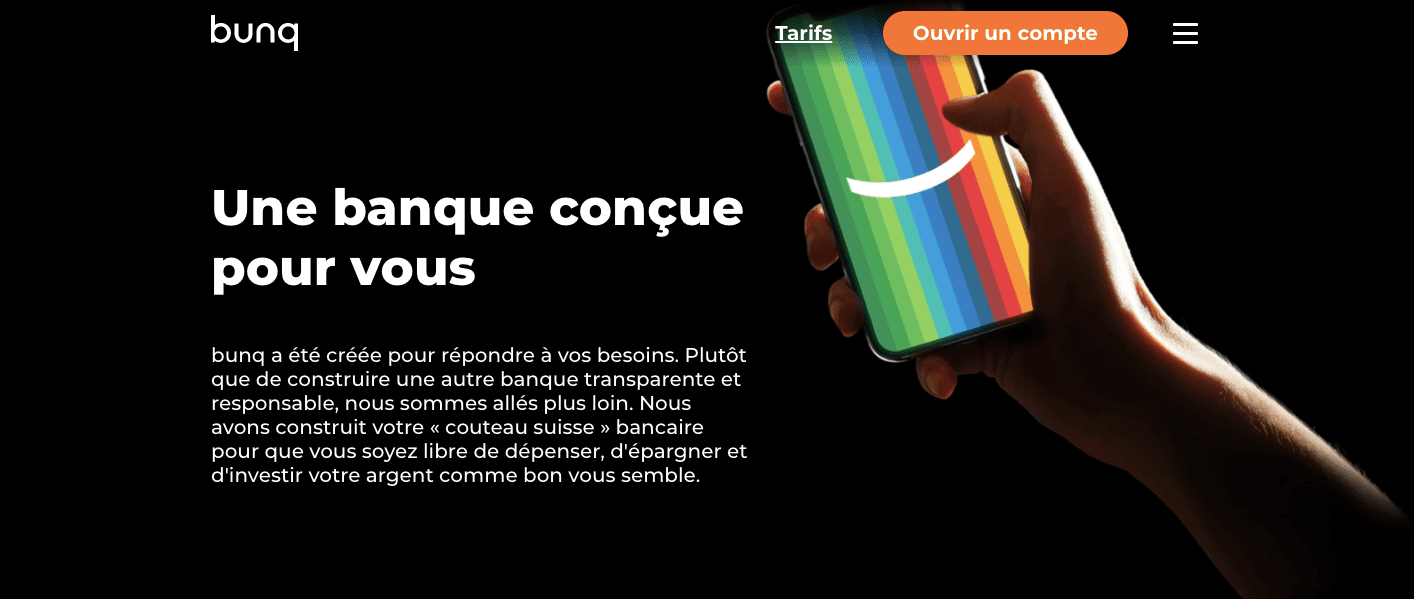 Ouvrir un compte bunq code promo