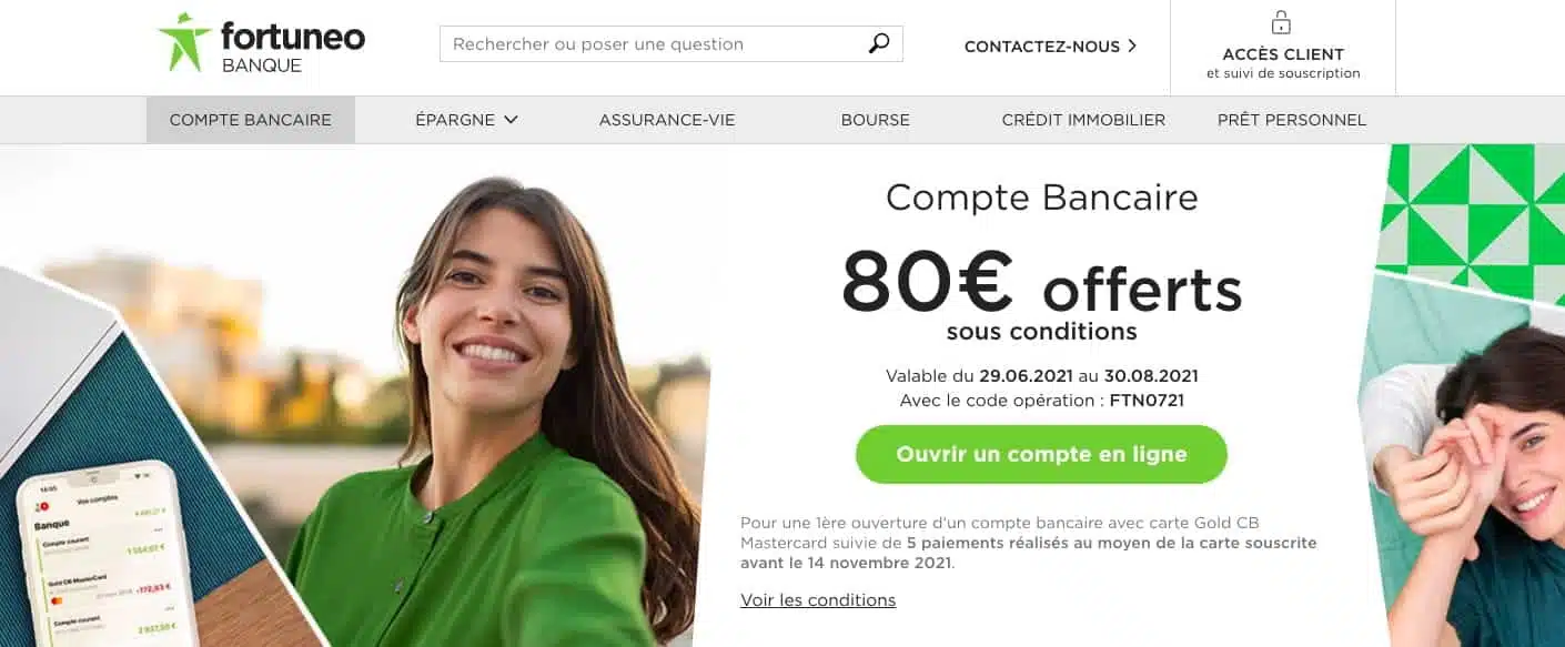 Offre Fortuneo