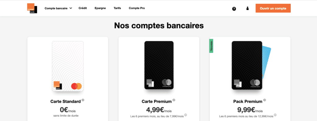 Offre de bienvenue banque en ligne Orange Bank