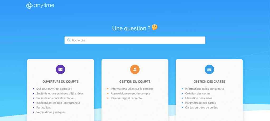 Qonto ou Anytime sur le service client ?