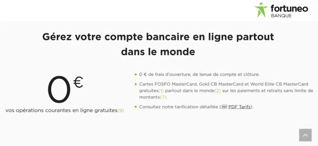 Fortuneo meilleure banque ING