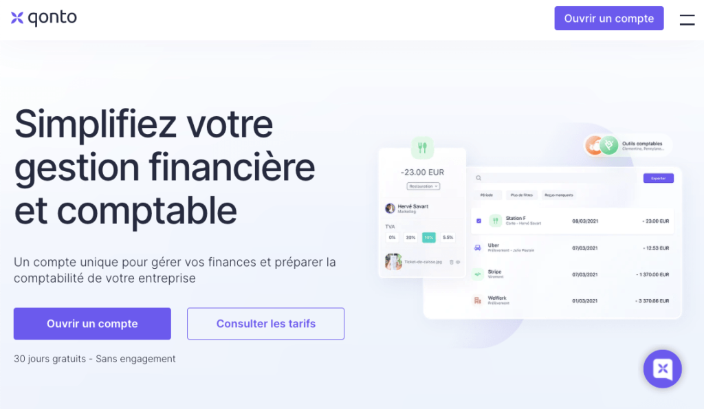 Choisir compte pro gestion dépenses