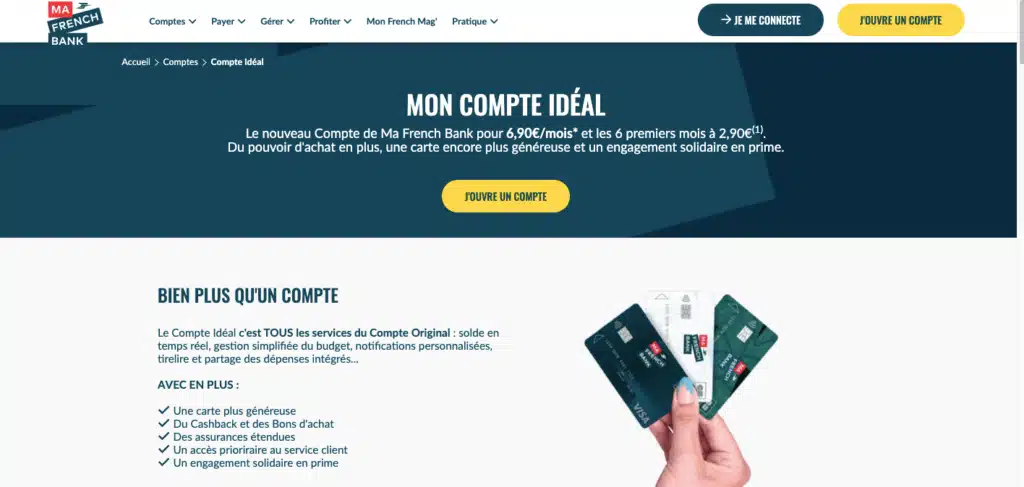 Avis Ma French Bank Compte Idéal