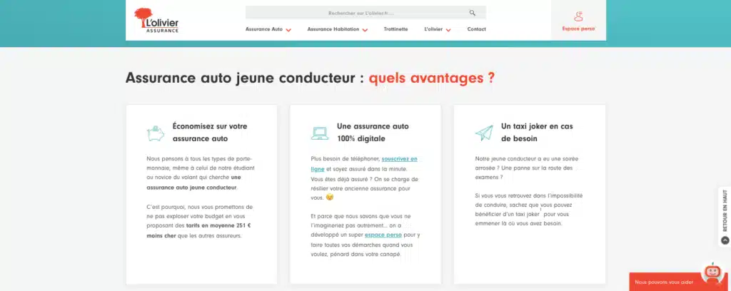 L'olivier assurance avis assurance jeune conducteur