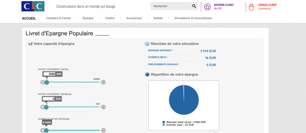 Livret qui rapporte le plus