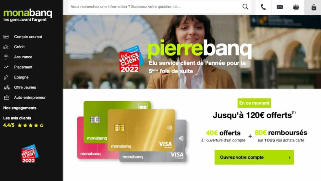 Banque en ligne 150 euros offre de bienvenue