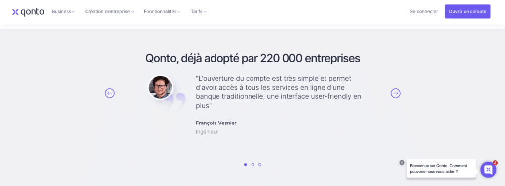 Logiciel gestion notes de frais qonto