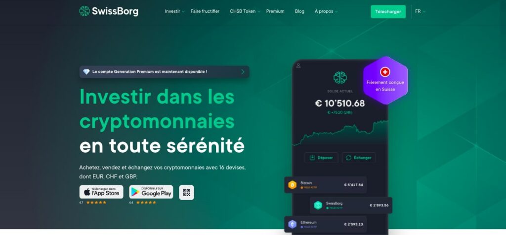 Swissborg avis offre