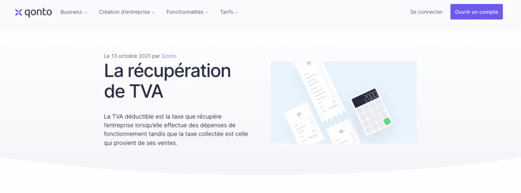 Notes de frais tva 