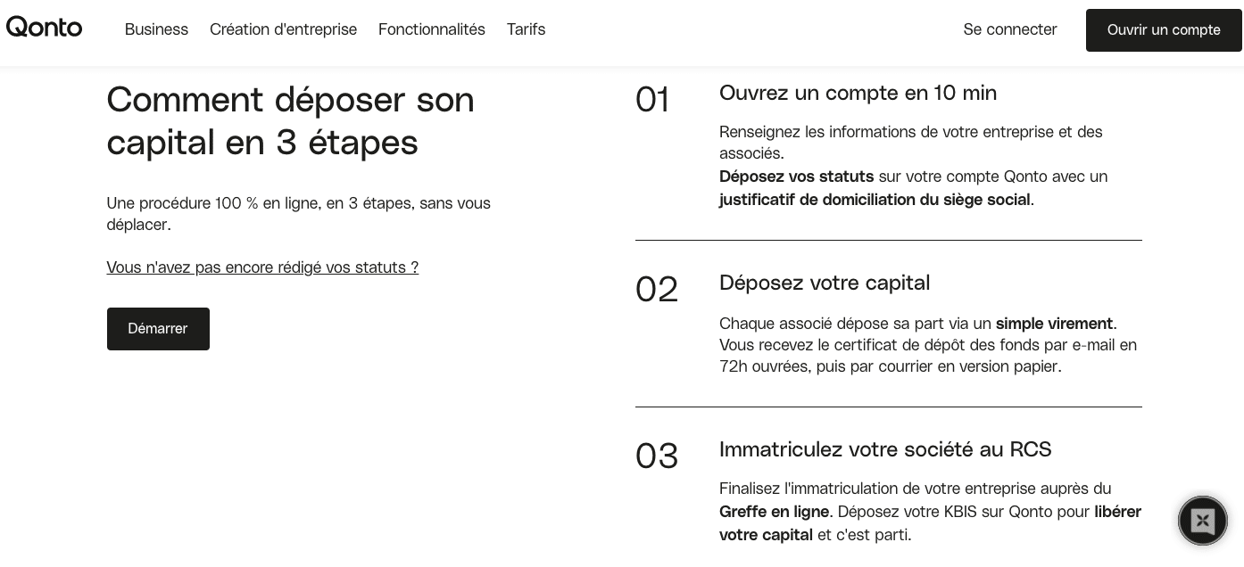 pack création entreprise compte pro avantages