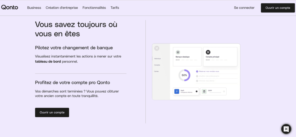 Transfert compte courant pro