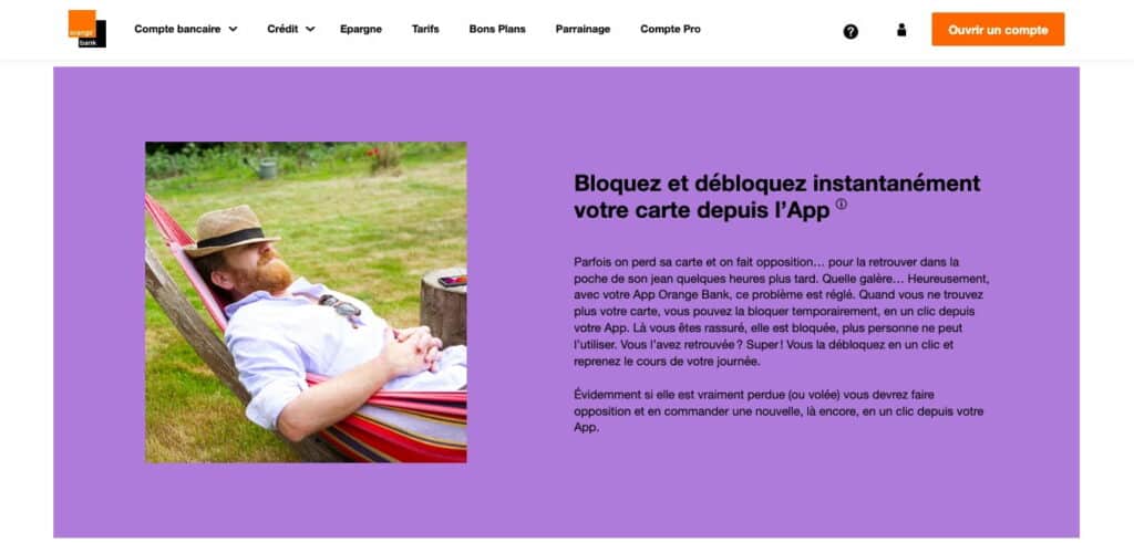 Carte orange bank perte vol