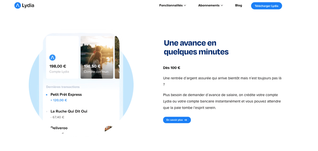 Avantages crédit instantané